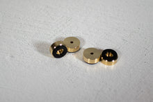 Load image into Gallery viewer, Brass Cutting Board Feet (Small 1" Diameter)