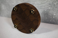 Load image into Gallery viewer, Small Round Butcher Block Cutting and Charcuterie Board