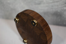 Load image into Gallery viewer, Small Round Butcher Block Cutting and Charcuterie Board