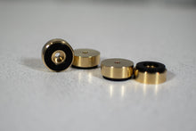 Load image into Gallery viewer, Brass Cutting Board Feet (Small 1" Diameter)