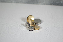 Load image into Gallery viewer, Brass Cutting Board Feet (Small 1" Diameter)