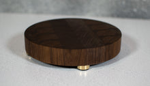 Load image into Gallery viewer, Small Round Butcher Block Cutting and Charcuterie Board