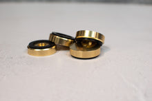 Load image into Gallery viewer, Brass Cutting Board Feet (Large 1.5" Diameter)
