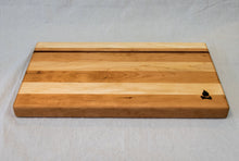 Load image into Gallery viewer, Maple with stripes of Walnut, Cherry, and Padauk Cutting Board
