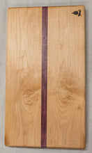 Load image into Gallery viewer, Maple Cutting Board with Purple Heart
