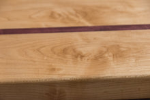 Load image into Gallery viewer, Maple Cutting Board with Purple Heart
