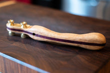 Load image into Gallery viewer, Hand Shaped Bread Lame - Brass with Walnut or Maple