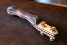 Load image into Gallery viewer, Hand Shaped Bread Lame - Brass with Walnut or Maple