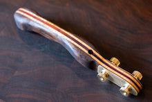 Load image into Gallery viewer, Hand Shaped Bread Lame - Brass with Walnut or Maple