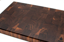 Load image into Gallery viewer, End Grain Walnut Cutting Board / Butcher Block