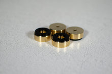 Load image into Gallery viewer, Brass Cutting Board Feet (Small 1" Diameter)
